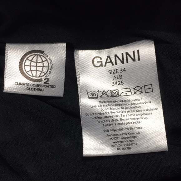 GANNI Ruffle-trimmed gingham mini wrap dress 34 - Picture 12 of 13